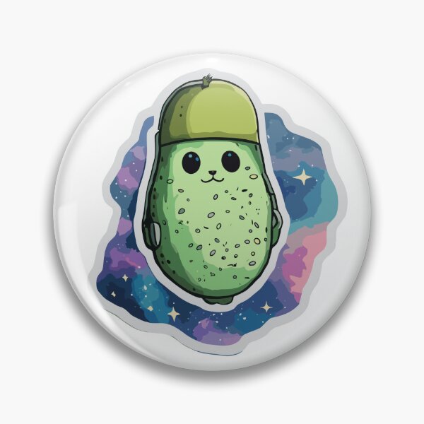 Item preview, Galactic Avocato Adventure: Kitty & Space Avocado - Trendy Fantastic Avogato Universe Art designed and sold by VeggiPower.