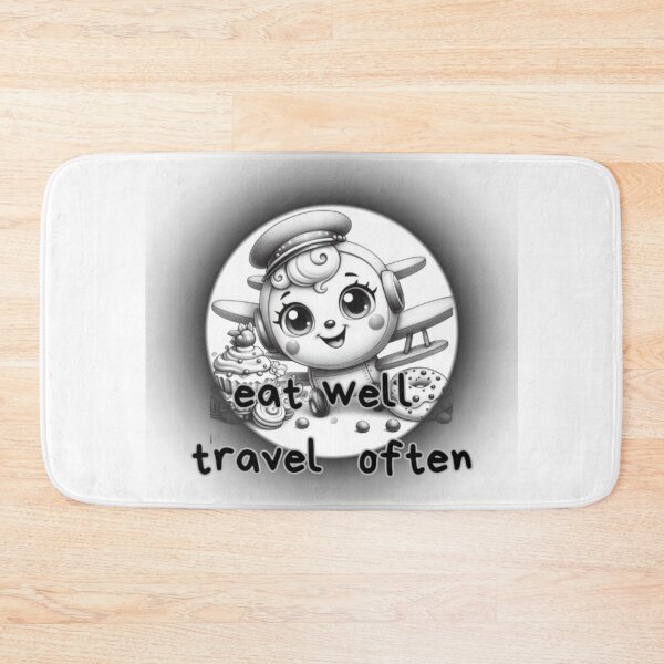 Item preview,  eat well travel often designed and sold by bonjourmadame4.