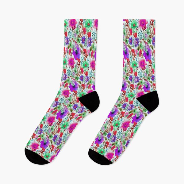 Item preview,  Loving Springtime 3,  Bohemian design, Abstraction, bold colorful abstract playful design inspired by nature designed and sold by Adri Barnard.