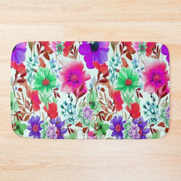 Item preview,  Loving Springtime 3,  Bohemian design, Abstraction, bold colorful abstract playful design inspired by nature designed and sold by Adri Barnard.