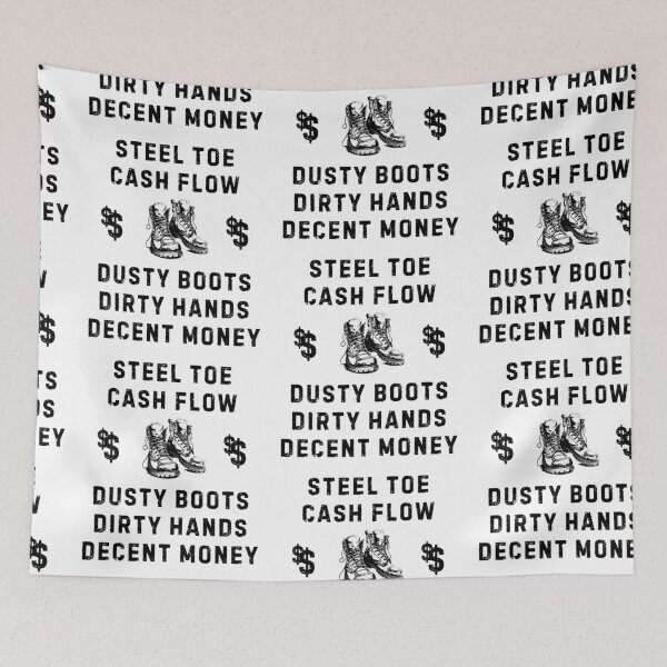 Item preview, Blue Collar Worker | Dusty Boots Dirty Hands Decent Money designed and sold by gillys.