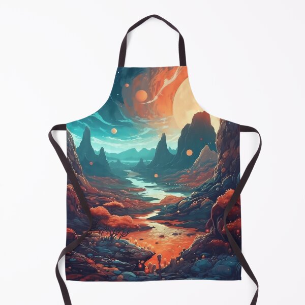 Item preview, Stunning Otherworldly Landscapes: Planetary Nature Art Print designed and sold by GiveMeMood.