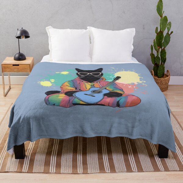 Item preview, The Chic Cat and Its Favorite Guitar designed and sold by ALITTLETOWN.