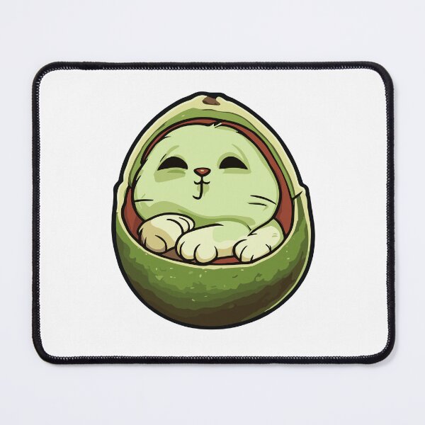 Item preview, Galactic Avocato Adventure: Kitty & Space Avocado - Trendy Fantastic Avogato Universe Art designed and sold by VeggiPower.