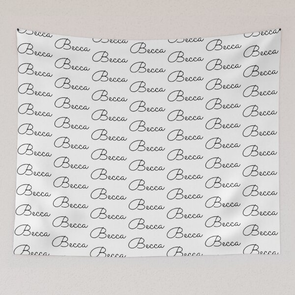 Item preview, Writing Becca Name Label designed and sold by NormadWorld.