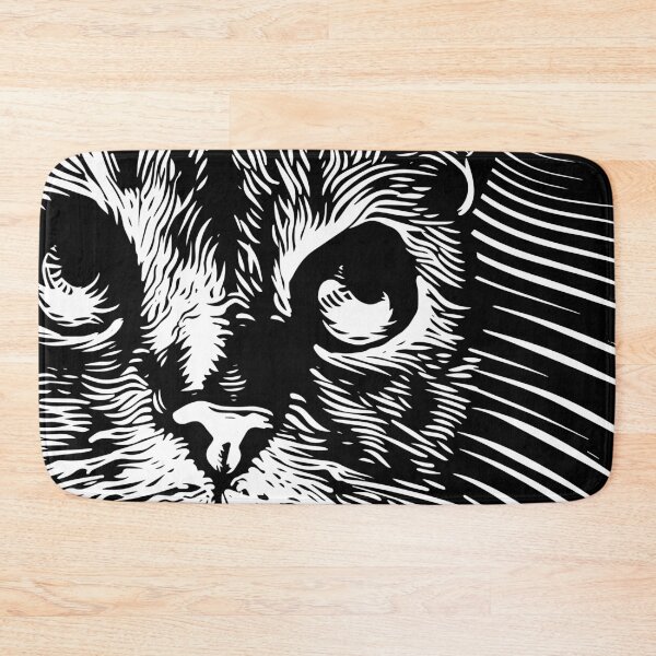 Item preview, Psychedelic Cat, Trippy Cat, Abstract CaT Portrait, Cosmic Horror designed and sold by PrintShangri-La.