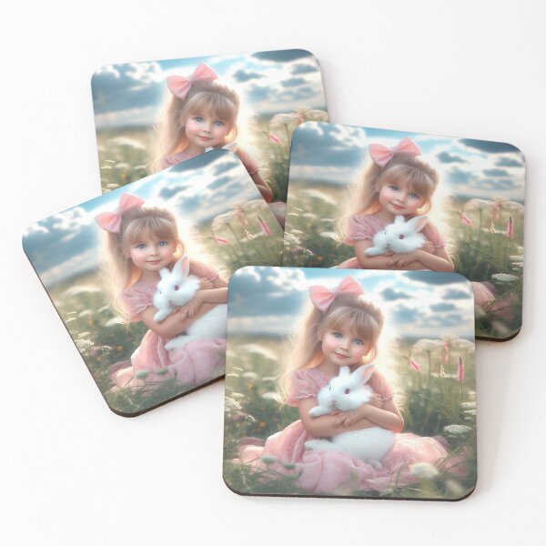 Item preview, Girl with rabbit designed and sold by manishmagic.
