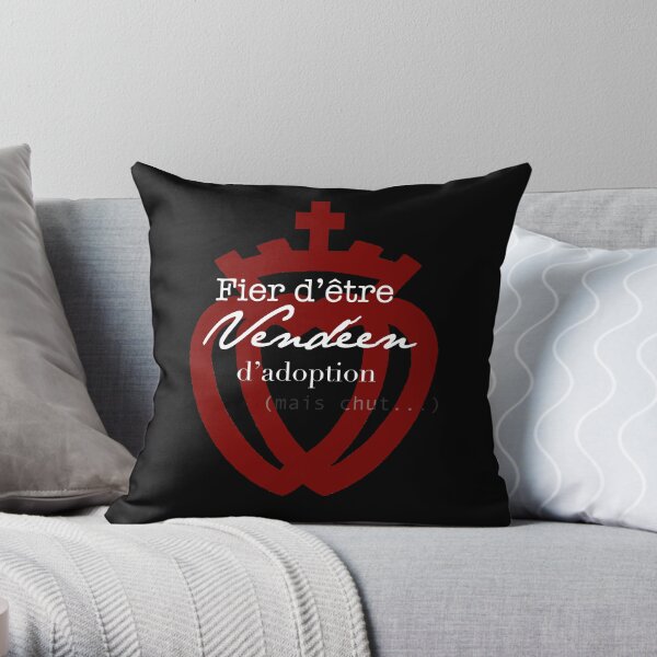 Vendéen adoption Throw Pillow
