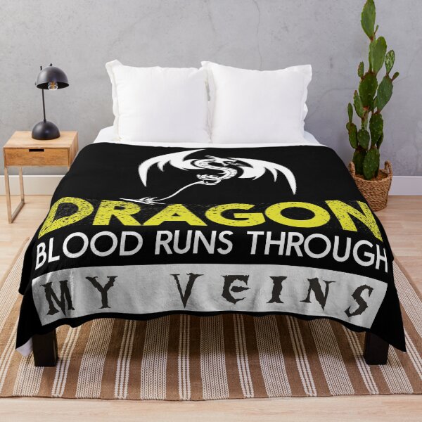 Item preview, Dragon Blood Runs Through My Veins designed and sold by Retr0Tshirts.