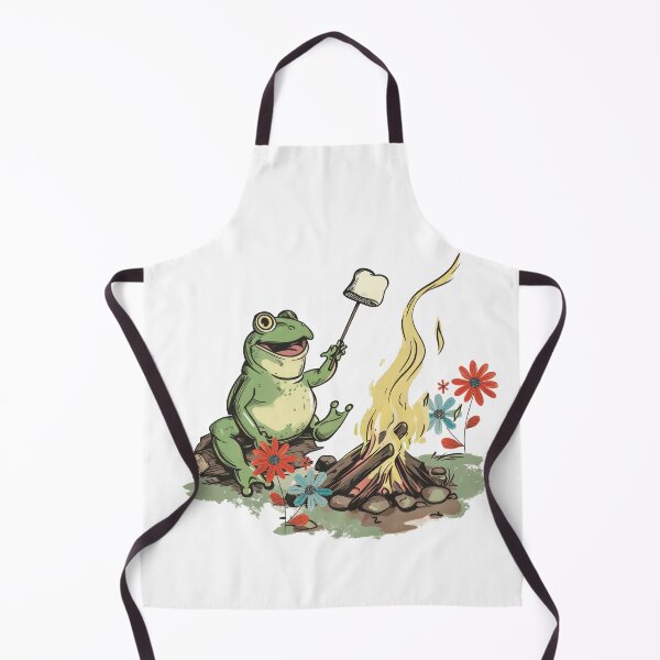 Item preview, Flowers frog and campfire designed and sold by FlowersColorful.