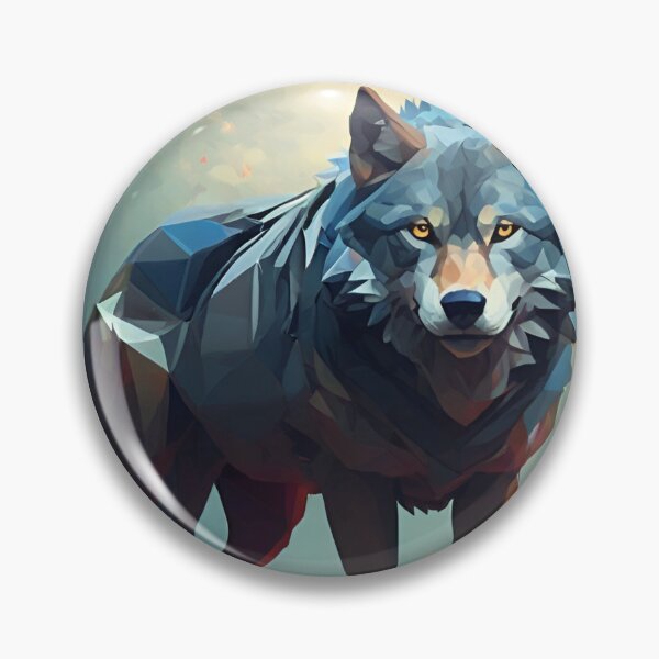 Item preview, Stoic Wolf designed and sold by PolygonPinnacle.