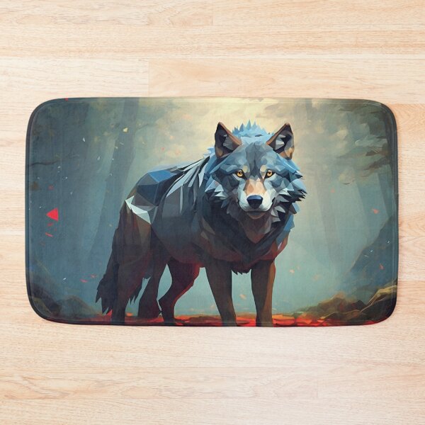 Item preview, Stoic Wolf designed and sold by PolygonPinnacle.