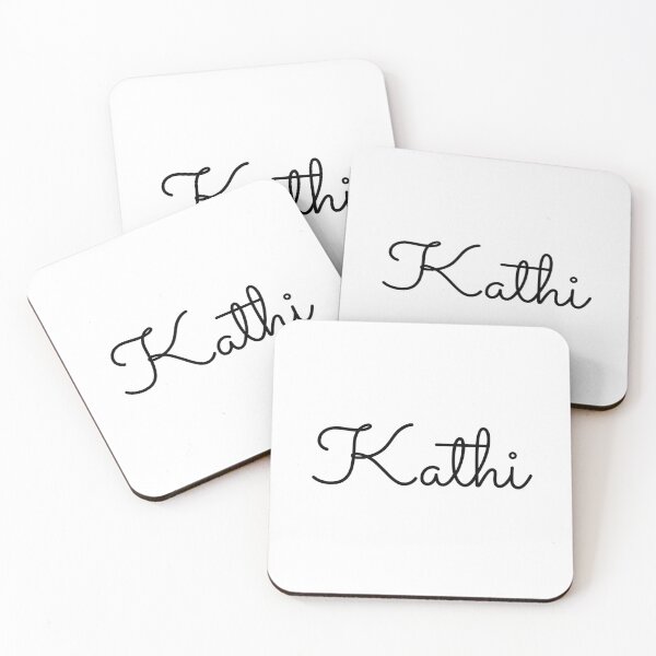 Item preview, Writing Kathi Name Label  designed and sold by NormadWorld.