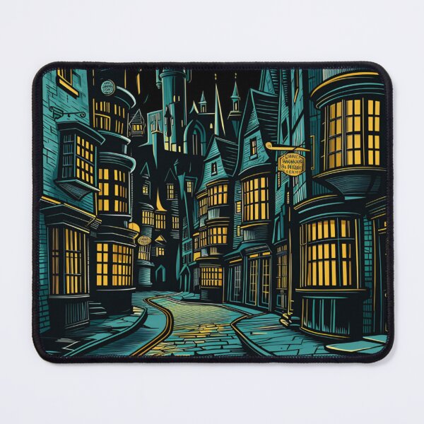 Item preview, The Alley by Night - Full Moon - Fantasy designed and sold by Fenay Designs.