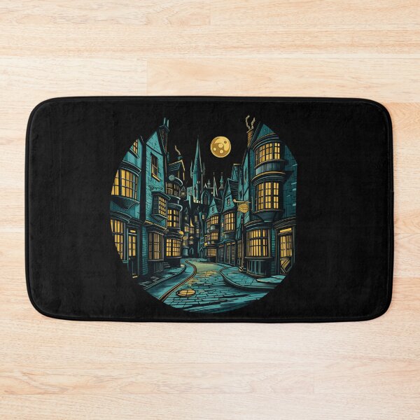 Item preview, The Alley by Night - Full Moon - Fantasy designed and sold by Fenay Designs.