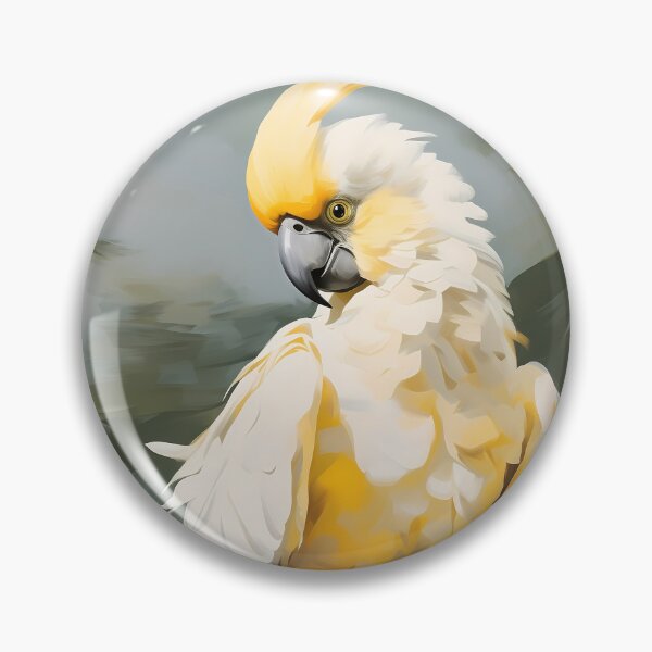 Item preview, Cute yellow tailed and white australian cockatoo or cockatiel bird lover or owner designed and sold by NBSStore.
