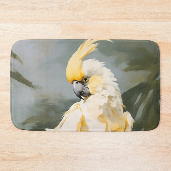 Item preview, Cute yellow tailed and white australian cockatoo or cockatiel bird lover or owner designed and sold by NBSStore.