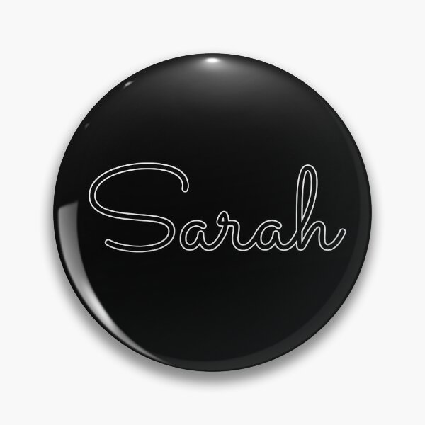 Item preview, Writing Sarah Name Label (Black) designed and sold by NormadWorld.