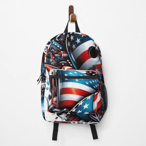 Item preview, American football fantasy design honoring the American flag designed and sold by Red, White & Blue Glory.