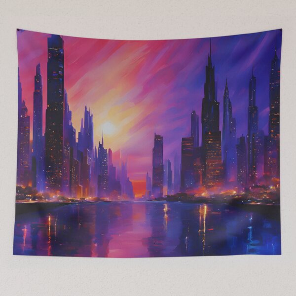 Item preview, Sapphire Skyline designed and sold by colorvisionart.