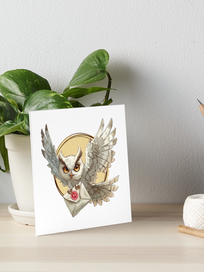Free Printable Fork Painted Snowy Owl - View #4