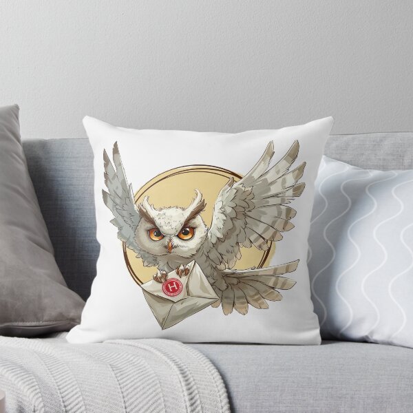 Item preview, A Snowy Owl carrying a sealed letter - Fantasy designed and sold by Fenay Designs.