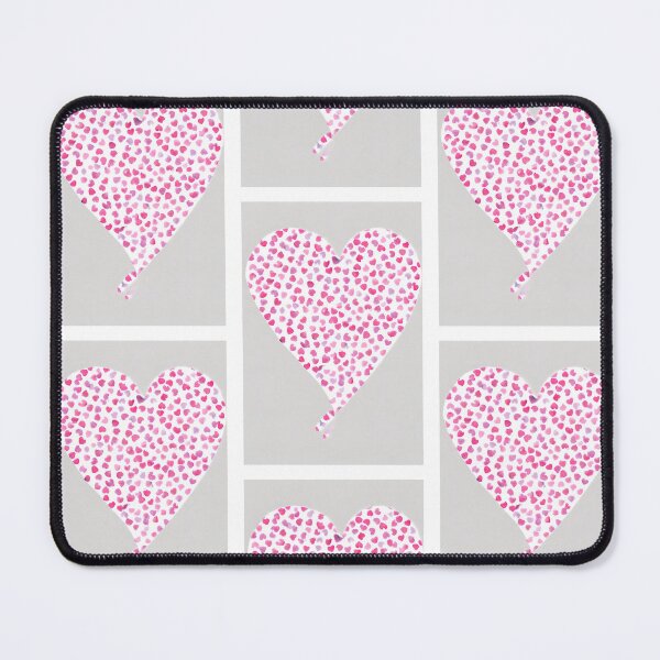 Item preview, Valentines Confetti Mini Love Heart on Grey Amor Watercolour designed and sold by Kayley | QuintaDaColherArtes.