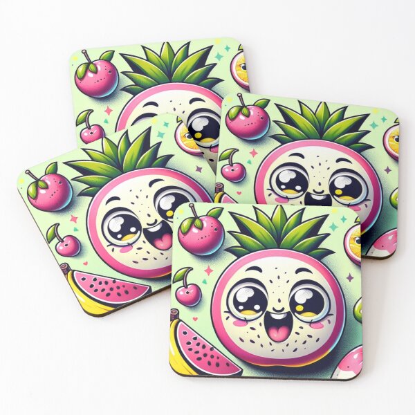 Item preview, Exotic Smiles: Dragon Fruit Delight and Friends designed and sold by EnricoGimenez.