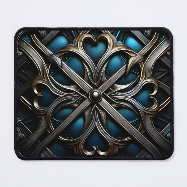 Item preview, Interwoven metal abstract print designed and sold by dcrc.