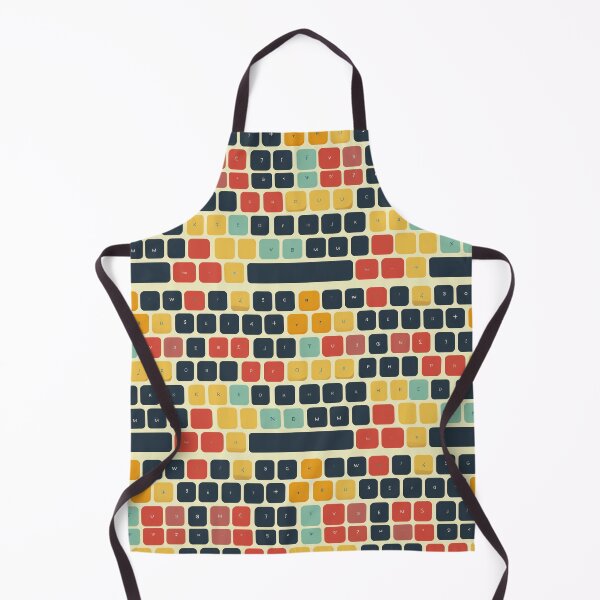 Item preview, Typing Symphony - Colorful Keyboard Pattern designed and sold by Sir Meow Meow.