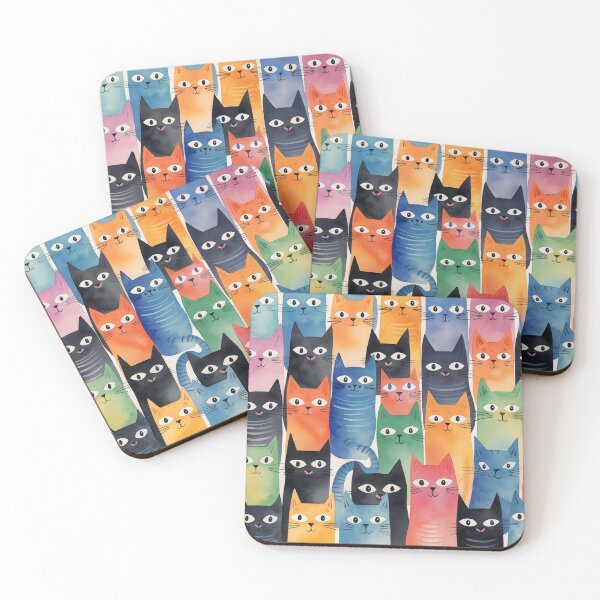 Item preview, More Colorful Cats designed and sold by TrendingArt2024.