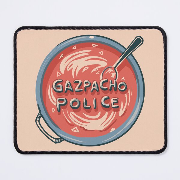 Item preview, Gazpacho Police on Soup Patrol! designed and sold by EmeraldeaArt.