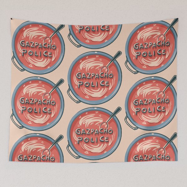 Item preview, Gazpacho Police on Soup Patrol! designed and sold by EmeraldeaArt.