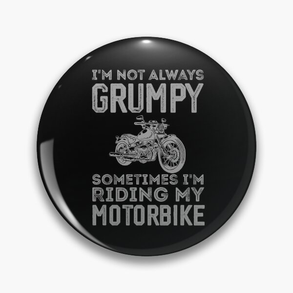 Item preview, I'm Not Grumpy Meme Riding My Bike Quote designed and sold by ArabCorner.