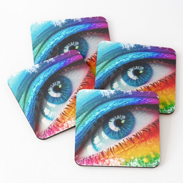 Item preview, The Vibrant Eye of the Color Storm designed and sold by coyoteink.