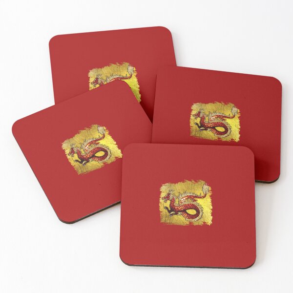 Item preview, Golden Red Dragon Year Of The Dragon 2024  designed and sold by ArtMeetsPizza.