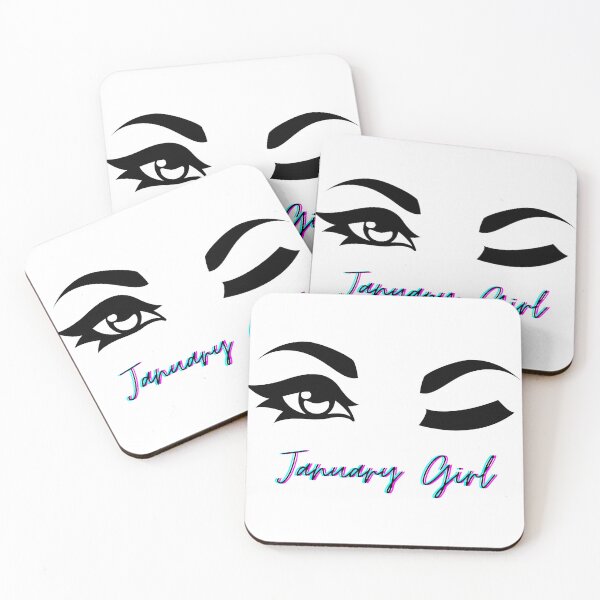 Item preview, January Girl, Winking eye designed and sold by Arteez Thingz.