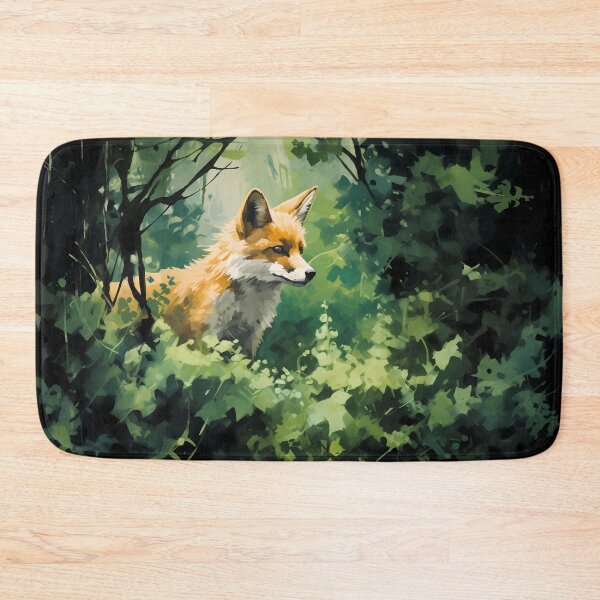 Item preview, Beautiful and adorable cute orange forest fox animal in nature artwork designed and sold by NBSStore.