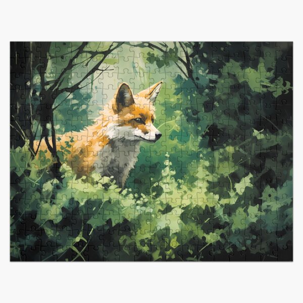 Item preview, Beautiful and adorable cute orange forest fox animal in nature artwork designed and sold by NBSStore.