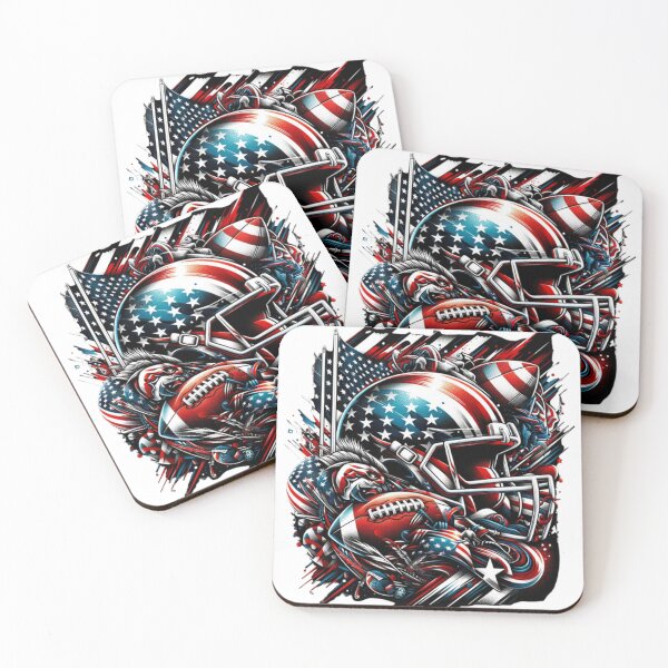 Item preview, American football fantasy design  designed and sold by Red, White & Blue Glory.