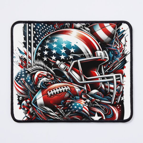 Item preview, American football fantasy design designed and sold by Red, White & Blue Glory.