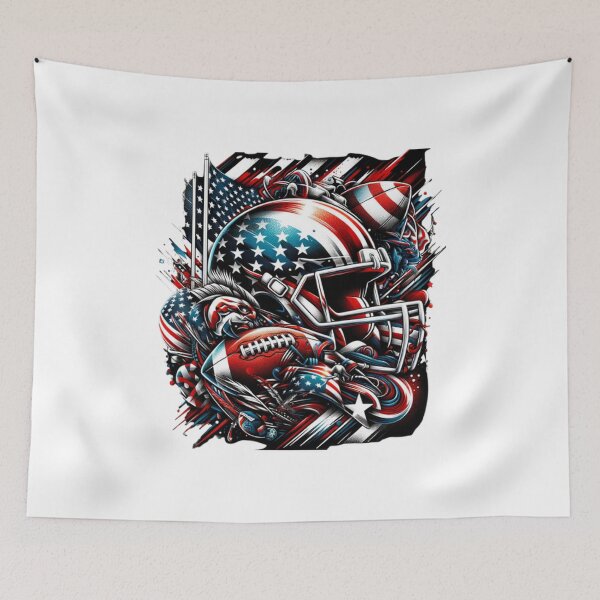 Item preview, American football fantasy design  designed and sold by Red, White & Blue Glory.