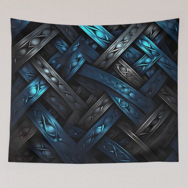 Item preview, Interwoven metal abstract print designed and sold by dcrc.