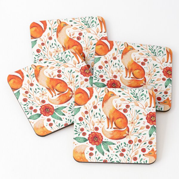 Item preview, Fox vibes | light background designed and sold by Mimi Y..