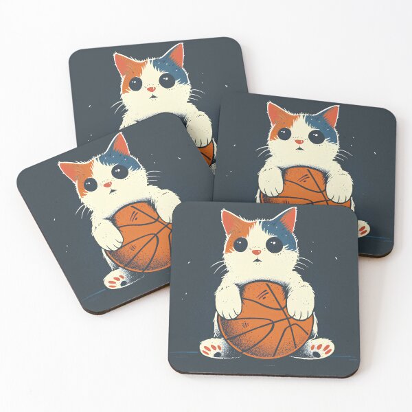 Item preview, Cat with basketball designed and sold by randrdesign.