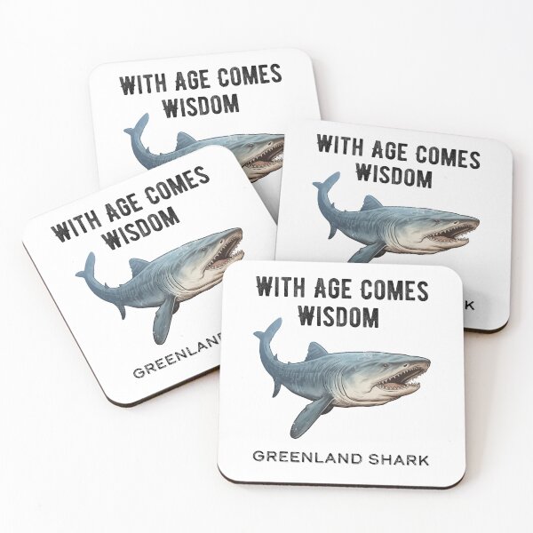 Item preview, Greenland Shark With Age Comes Wisdom  designed and sold by DinoKate.