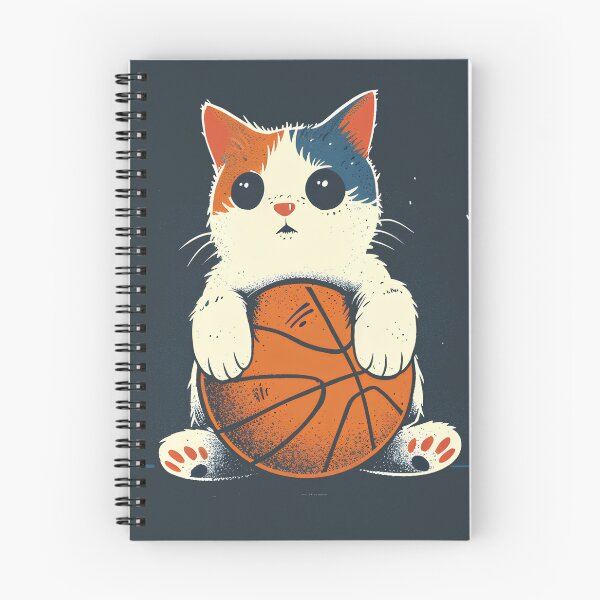Artikelvorschau, Katze mit Basketball entworfen und verkauft von randrdesign.