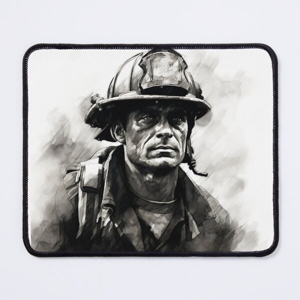 Item preview, Fireman Retro Classic Art designed and sold by redstar19.