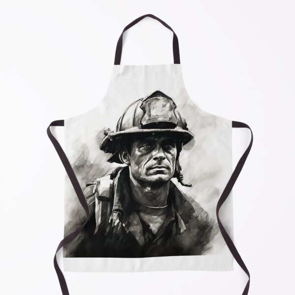 Item preview, Fireman Retro Classic Art designed and sold by redstar19.