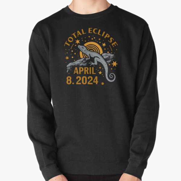 Item preview, April 8 2024 Total Solar Eclipse Funny Grey Lizard Family T-Shirt designed and sold by thespecialtyhub.